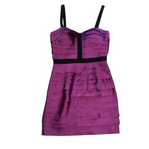 Purple Bebe Leather Dress for Sale up to 90% Off: Poshmark
